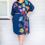 Pretty Please Dress in wide blue yonder