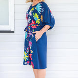 Pretty Please Dress in wide blue yonder