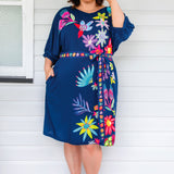 Pretty Please Dress in wide blue yonder