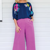 Jane Culotte in broderie lilac