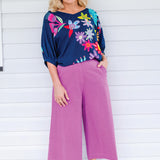 Jane Culotte in broderie lilac