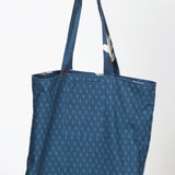 Reversible Tote in poetry in motion denim
