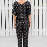 Rita Pant in crosshatch