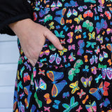 Sally Skirt in social butterfly black