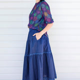 Sally Skirt in navy