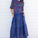 Sally Skirt in navy