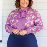 Sam Blouse in the lovely lilac