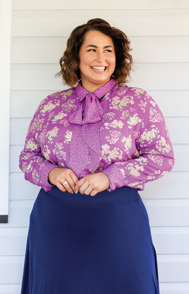 Sam Blouse in the lovely lilac