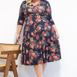 PRE-ORDER Cleo Dress in now or never navy