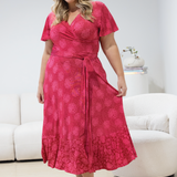 Gabrielle Reversible Dress in sweet nothings pink