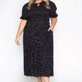 Seychelles Dress in dotty black