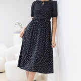 Seychelles Dress in dotty black