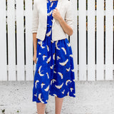 Seychelles Dress in poetry in motion cobolt