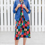 Seychelles Dress in patchwork