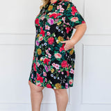 Skipper Dress in kasumi black