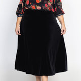 Must Have Velvet Skirt in black