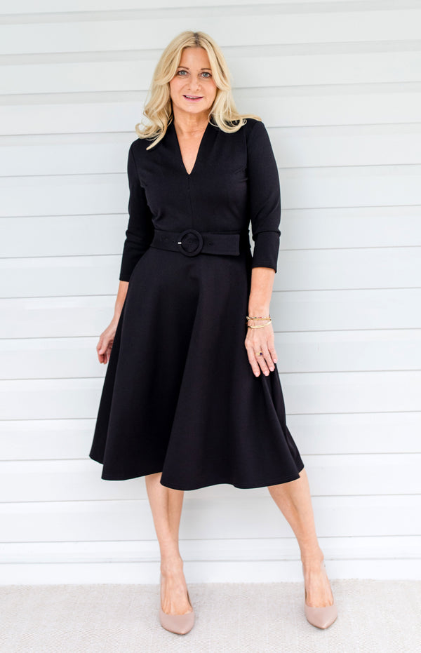 Sloane Dress in black