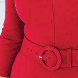 Sloane Dress in red
