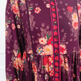 Sophia Dress in leading lady plum