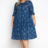 Sweet Pea Dress in sweet nothings blue