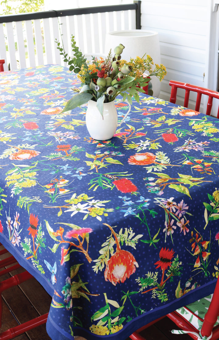 Tablecloth Large in little wonder navy