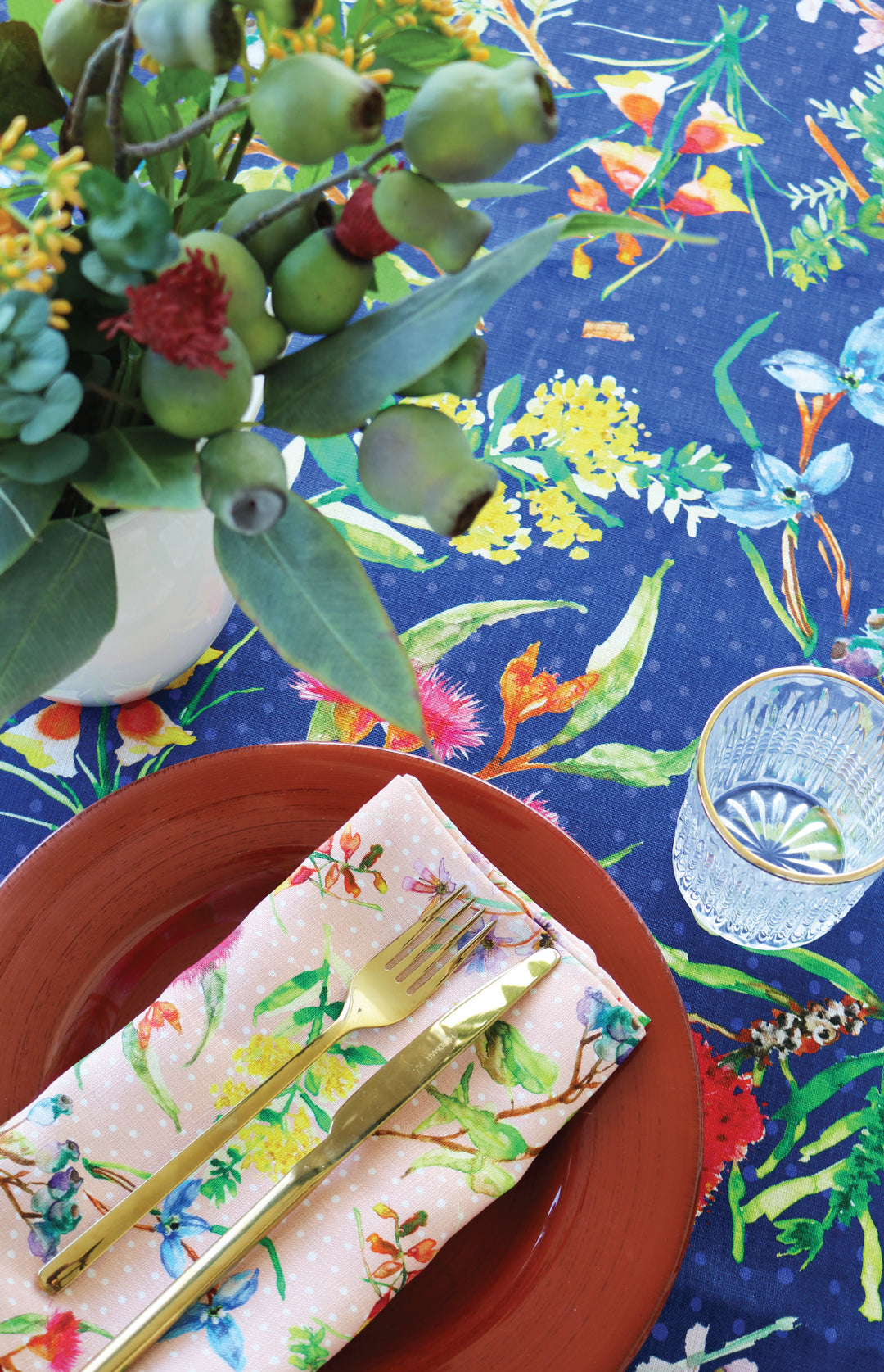 Tablecloth Medium in little wonder navy