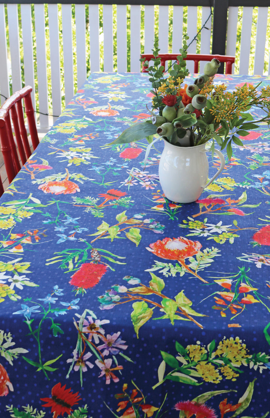 Tablecloth Large in little wonder navy
