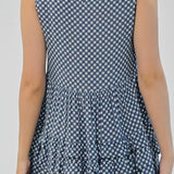 Tallulah Dress in sweet gingham blue