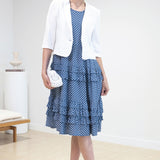 Tallulah Dress in sweet gingham blue
