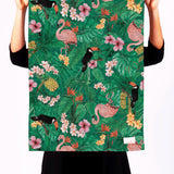Tea Towel in hello sunshine green