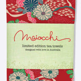 Tea Towel in now or never red