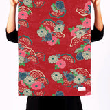 Tea Towel in now or never red