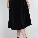 Must Have Velvet Skirt in black