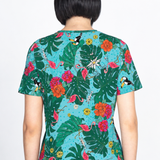 Holiday Tee in flamingo fun
