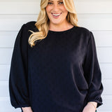 Maiocchi Violet Top in Black – chic and versatile wardrobe staple