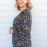Violet Top in social butterfly black