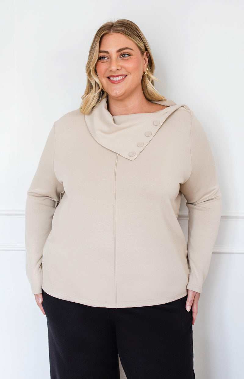 Weekend Ponte Top in beige