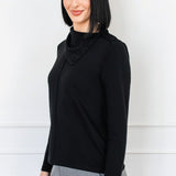 PRE-ORDER Weekend Ponte Top in black