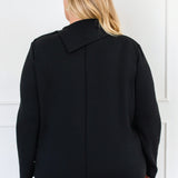 PRE-ORDER Weekend Ponte Top in black