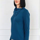 PRE-ORDER Weekend Ponte Top in petrol