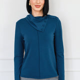 PRE-ORDER Weekend Ponte Top in petrol