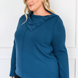 PRE-ORDER Weekend Ponte Top in petrol