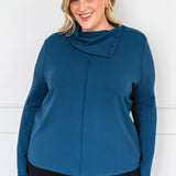 PRE-ORDER Weekend Ponte Top in petrol