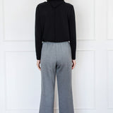Weekend Ponte Pant in marle grey