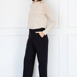 Weekend Ponte Pant in black