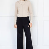 Weekend Ponte Pant in black