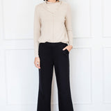 Weekend Ponte Pant in black
