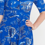 Cleo Dress in something blue