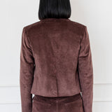Cleo Cord Jacket in espresso