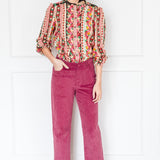 Cleo Cord Pant in rose